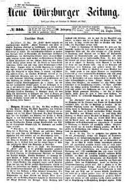 Neue Würzburger Zeitung Mittwoch 24. Dezember 1862