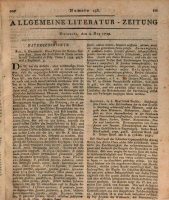 Allgemeine Literatur-Zeitung (Literarisches Zentralblatt für Deutschland) Mittwoch 8. Mai 1799