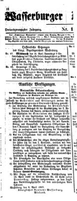 Wasserburger Wochenblatt Sonntag 13. April 1862