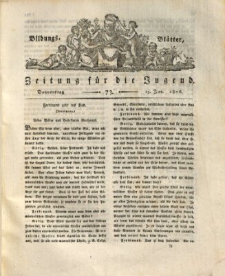 Bildungsblätter oder Zeitung für die Jugend Donnerstag 19. Juni 1806