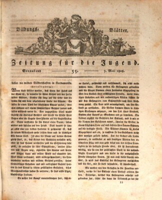 Bildungsblätter oder Zeitung für die Jugend Samstag 7. Mai 1808