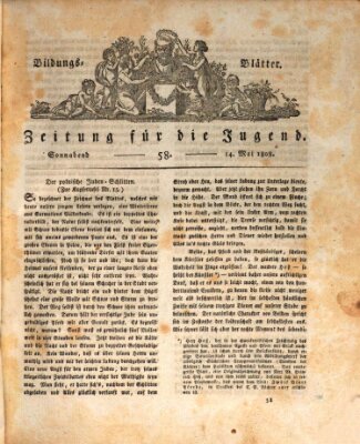 Bildungsblätter oder Zeitung für die Jugend Samstag 14. Mai 1808