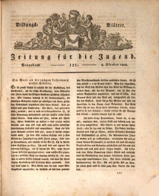 Bildungsblätter oder Zeitung für die Jugend Samstag 8. Oktober 1808