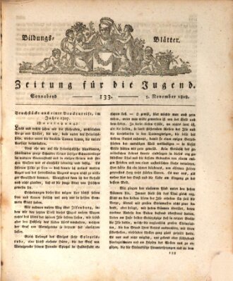 Bildungsblätter oder Zeitung für die Jugend Samstag 5. November 1808