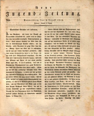 Neue Jugendzeitung (Bildungsblätter oder Zeitung für die Jugend) Mittwoch 8. August 1810