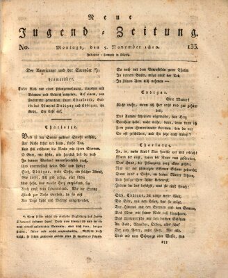 Neue Jugendzeitung (Bildungsblätter oder Zeitung für die Jugend) Montag 5. November 1810