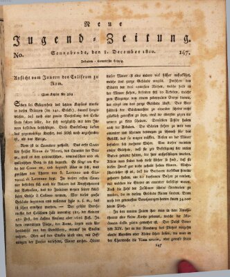 Neue Jugendzeitung (Bildungsblätter oder Zeitung für die Jugend) Samstag 8. Dezember 1810