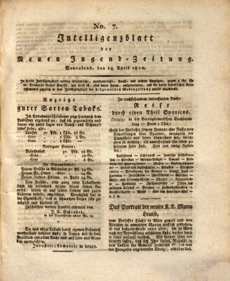 Neue Jugendzeitung (Bildungsblätter oder Zeitung für die Jugend) Samstag 14. April 1810