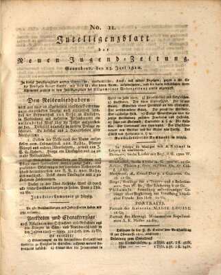 Neue Jugendzeitung (Bildungsblätter oder Zeitung für die Jugend) Samstag 23. Juni 1810