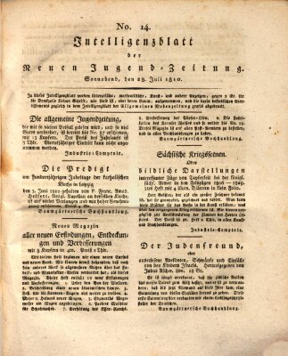 Neue Jugendzeitung (Bildungsblätter oder Zeitung für die Jugend) Mittwoch 25. Juli 1810