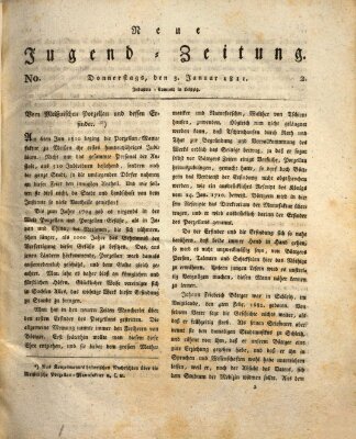 Neue Jugendzeitung (Bildungsblätter oder Zeitung für die Jugend) Donnerstag 3. Januar 1811