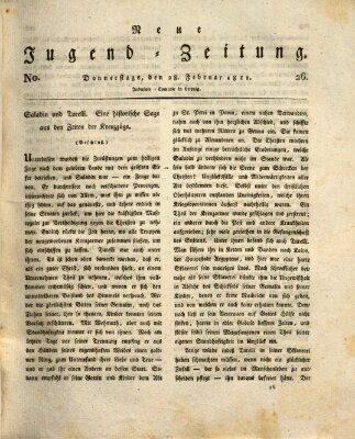 Neue Jugendzeitung (Bildungsblätter oder Zeitung für die Jugend) Donnerstag 28. Februar 1811