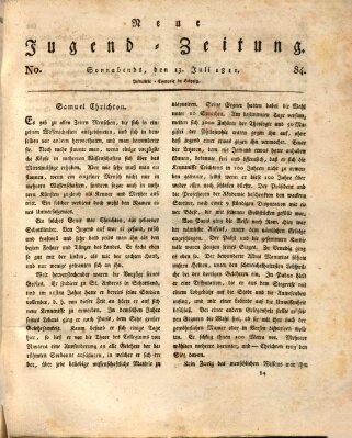 Neue Jugendzeitung (Bildungsblätter oder Zeitung für die Jugend) Samstag 13. Juli 1811