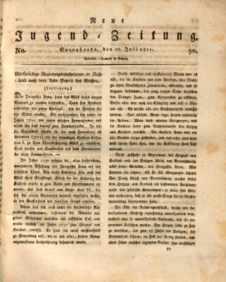 Neue Jugendzeitung (Bildungsblätter oder Zeitung für die Jugend) Samstag 27. Juli 1811