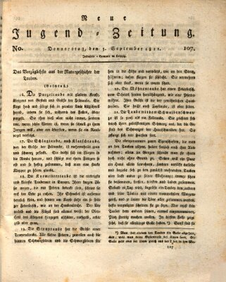 Neue Jugendzeitung (Bildungsblätter oder Zeitung für die Jugend) Donnerstag 5. September 1811