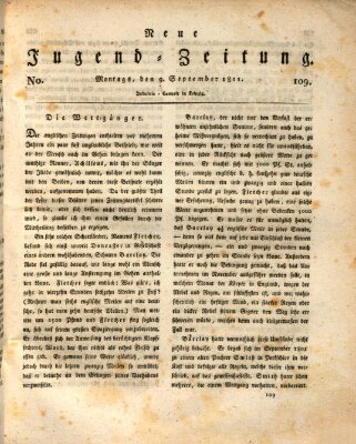 Neue Jugendzeitung (Bildungsblätter oder Zeitung für die Jugend) Montag 9. September 1811