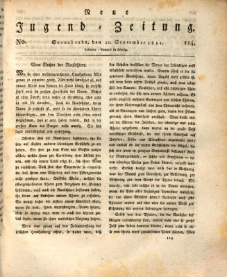 Neue Jugendzeitung (Bildungsblätter oder Zeitung für die Jugend) Samstag 21. September 1811