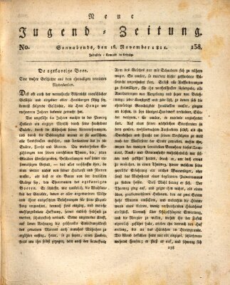 Neue Jugendzeitung (Bildungsblätter oder Zeitung für die Jugend) Samstag 16. November 1811