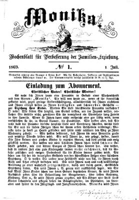 Katholische Schulzeitung (Bayerische Schulzeitung) Donnerstag 1. Juli 1869