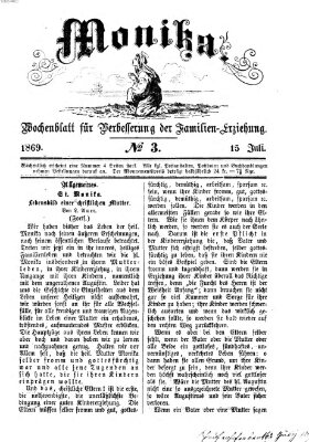 Katholische Schulzeitung (Bayerische Schulzeitung) Donnerstag 15. Juli 1869