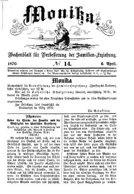 Katholische Schulzeitung (Bayerische Schulzeitung) Mittwoch 6. April 1870