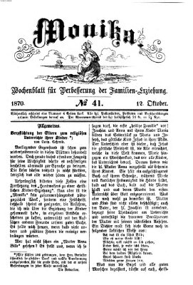 Katholische Schulzeitung (Bayerische Schulzeitung) Mittwoch 12. Oktober 1870