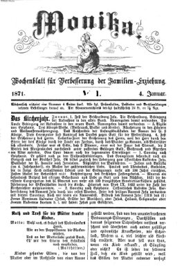 Katholische Schulzeitung (Bayerische Schulzeitung) Mittwoch 4. Januar 1871