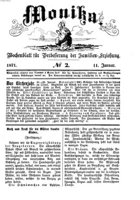 Katholische Schulzeitung (Bayerische Schulzeitung) Mittwoch 11. Januar 1871