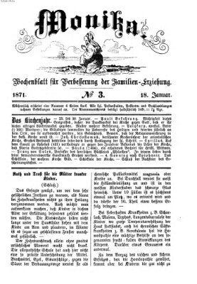 Katholische Schulzeitung (Bayerische Schulzeitung) Mittwoch 18. Januar 1871