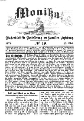 Katholische Schulzeitung (Bayerische Schulzeitung) Mittwoch 10. Mai 1871