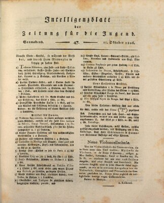 Pädagogische Verhandlungsblätter für Aeltern, Erzieher, Jugendlehrer und Kinderfreunde (Bildungsblätter oder Zeitung für die Jugend) Samstag 11. Oktober 1806