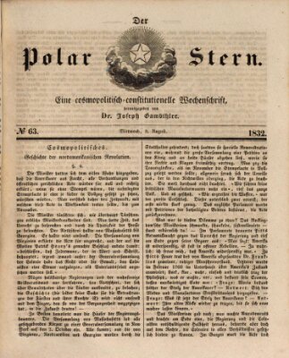 Der Polar-Stern Mittwoch 8. August 1832