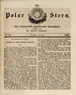 Der Polar-Stern Samstag 11. August 1832