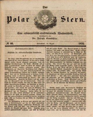 Der Polar-Stern Samstag 18. August 1832