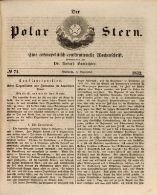 Der Polar-Stern Mittwoch 5. September 1832