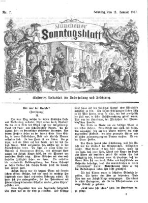 Münchener Sonntagsblatt Sonntag 13. Januar 1867