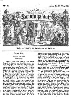 Münchener Sonntagsblatt Sonntag 10. März 1867