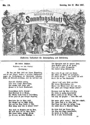 Münchener Sonntagsblatt Sonntag 12. Mai 1867