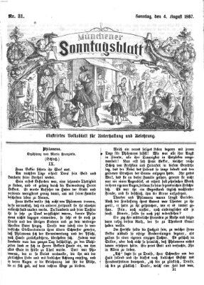 Münchener Sonntagsblatt Sonntag 4. August 1867