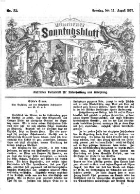 Münchener Sonntagsblatt Sonntag 11. August 1867