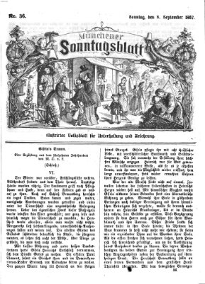 Münchener Sonntagsblatt Sonntag 8. September 1867