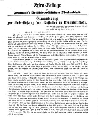 Freimund's kirchlich-politisches Wochenblatt für Stadt und Land Dienstag 24. November 1857