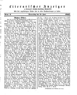 Freimund's kirchlich-politisches Wochenblatt für Stadt und Land Donnerstag 18. Juni 1857