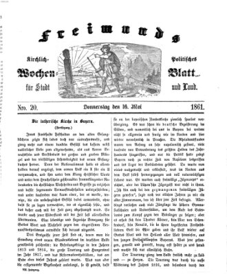 Freimund's kirchlich-politisches Wochenblatt für Stadt und Land Donnerstag 16. Mai 1861