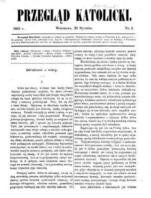 Przegląd Katolicki Donnerstag 22. Januar 1863