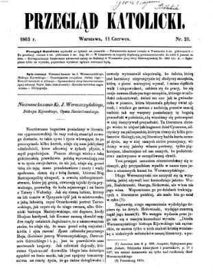 Przegląd Katolicki Donnerstag 11. Juni 1863