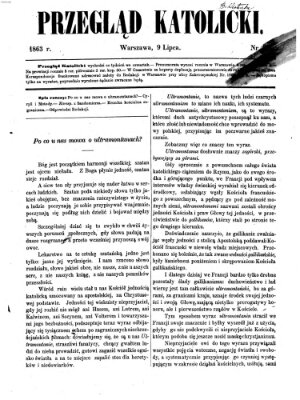 Przegląd Katolicki Donnerstag 9. Juli 1863