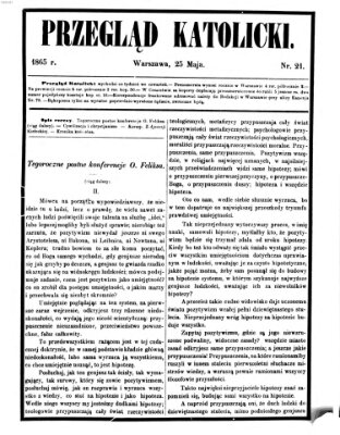 Przegląd Katolicki Donnerstag 25. Mai 1865