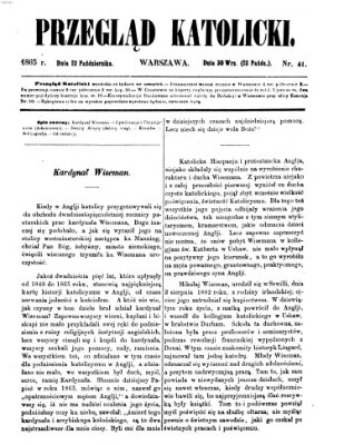 Przegląd Katolicki Donnerstag 12. Oktober 1865