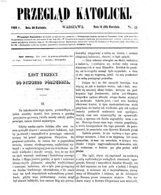 Przegląd Katolicki Donnerstag 26. April 1866